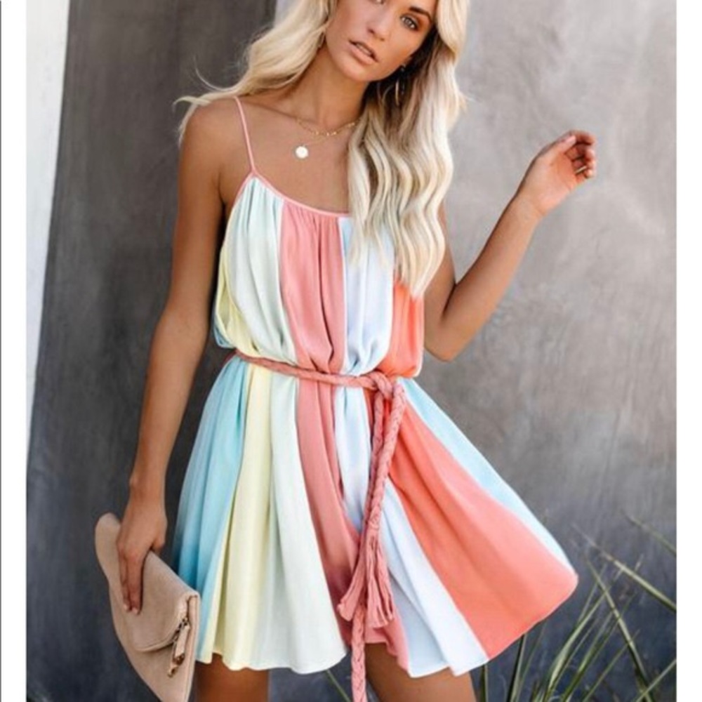 NWOT VICI STRIPE DRESS